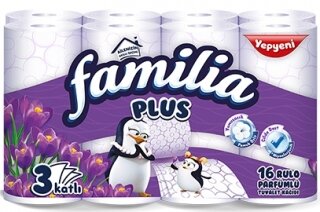 Familia Plus Parfümlü Tuvalet Kağıdı 16 Rulo Tuvalet Kağıdı kullananlar yorumlar